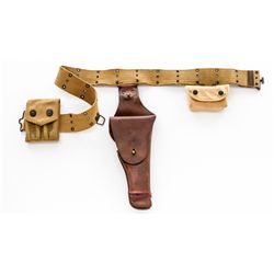 Model 1912 USMC Variant Pistol Belt, Holster, etc.