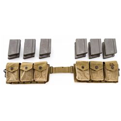 U.S. Army BAR Magazine Belt, w/12 magazines