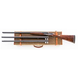 3-Bbl W.L. Moore M.200 Sidelock Shotgun Set