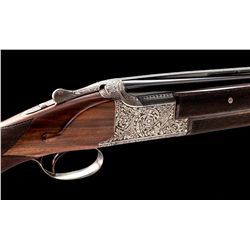 Angelo Bee Eng'd Browning M.25 Trap Shotgun
