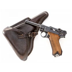 WWII P.08 Luger, with holster