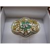 Image 2 : Diamond & emerald ring