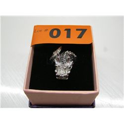 Crystal dragon ring