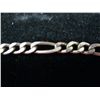 Image 2 : .925 silver Figaro style link necklace