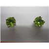 Image 2 : New .925 silver peridot earrings