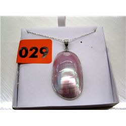 Mother of pearl .925 silver necklace