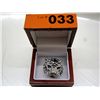 Image 1 : Hand set crystal tiger ring
