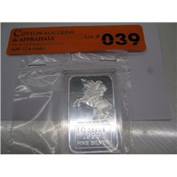 .999 solid silver Napolean Bonaparte art bar