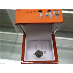 Black diamond ring, 14 black diamonds