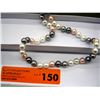 Image 1 : Multi-coloured Shell-Pearl Necklace