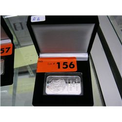 .999 solid silver "Mayflower" art bar with box