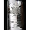 Image 2 : .999 solid silver "Chinese Panda" art bar with box