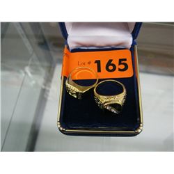 Two men's estate rings