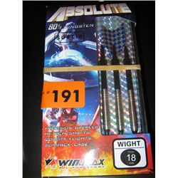 3 x darts - Absolute 80% tungsten soft tip 18 g