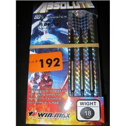 3 x darts - Absolute 80% tungsten soft tip 18 g