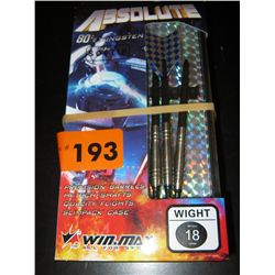 3 x darts - Absolute 80% tungsten soft tip 18 g