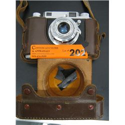 Vintage camera - Koniratid with leather case