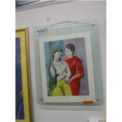 Framed print "The Lovers" by Pablo Picasso