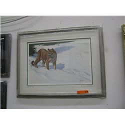 "First Tracks - Cougar" by John Seerey Lester