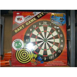 Winmax dartboard with darts