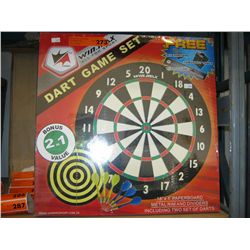 Winmax dartboard with darts