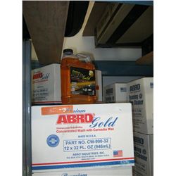 Abro concentrate wash and carnauba wax