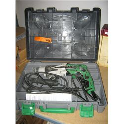 Hitachi hammer drill in tool box