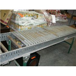 Twelve foot commercial metal rolling conveyor belt
