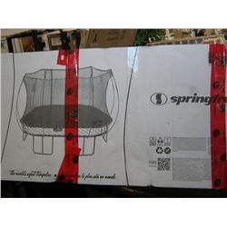 Spring free trampoline in box