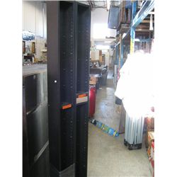 Pair of long narrow CD shelves