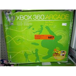 Xbox 360 arcade in box