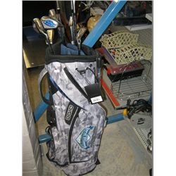 Granville Island Brewer golf bag and clubs