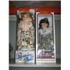 Image 1 : Two porcelain dolls in boxes