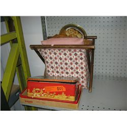 Sewing basket and contents