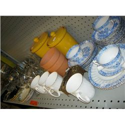 Shelf lot of assorted goods