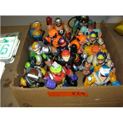 Approx. 15 Fisher Price action figures - 6" tall