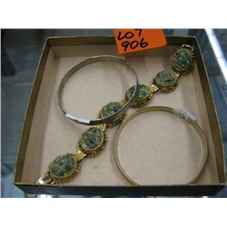 Three pieces of vintage jewelry