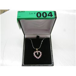 Ruby & diamond necklace