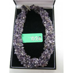 Amethyst Gemstone Necklace