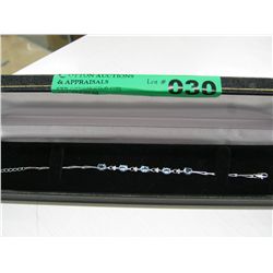 .925 ladies silver tennis bracelet