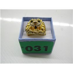 Crystal Lions Ring