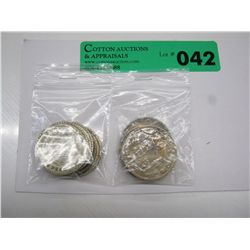 10x Mexican Silver Coins