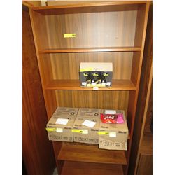 Three bookshelves