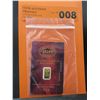 Image 1 : .999 solid gold certified Istanbul mint bar