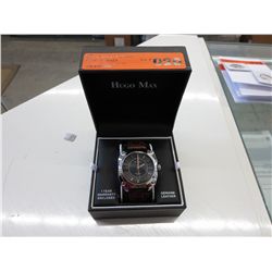 Man's Hugo Max diamond watch, new in box