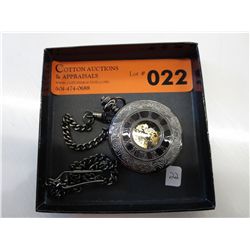 Mechanical skeleton watch, wind-up