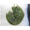 Image 2 : Carved jade koi pendant