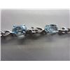 Image 2 : Sterling silver blue topaz bracelet