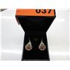 Image 1 : New red coral & Baltic amber earrings