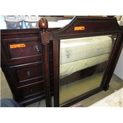 Seven drawer dresser with mirror